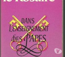 Livres occasion Tarn-et-Garonne Montauban - 82000 - Photos Vivastreet Le rosaire dans l'enseignement des papes
